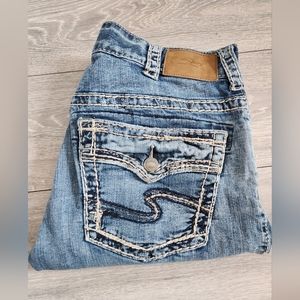 Men's silver jeans W32 L32